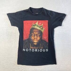 Brooklyn Mint Notorious B.I.G. Graphic T-Shirt Small Black Biggie Smalls Hip Hop